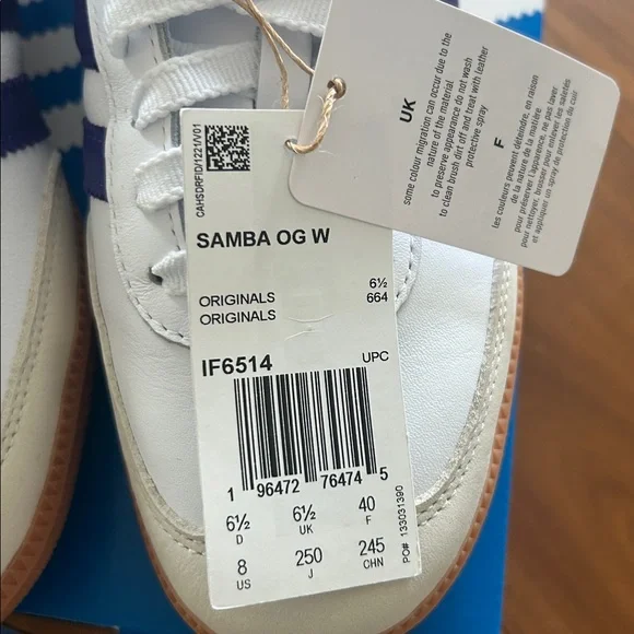 Adidas Samba Blue Ink / white - Picture 2 of 4